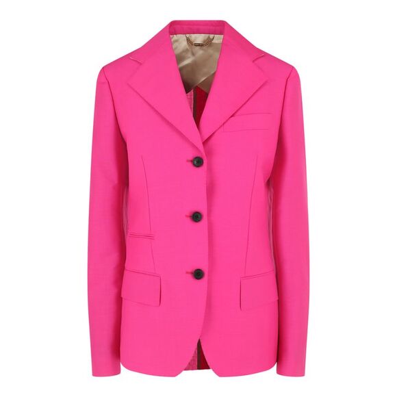 Versace Mohair Blend Blazer